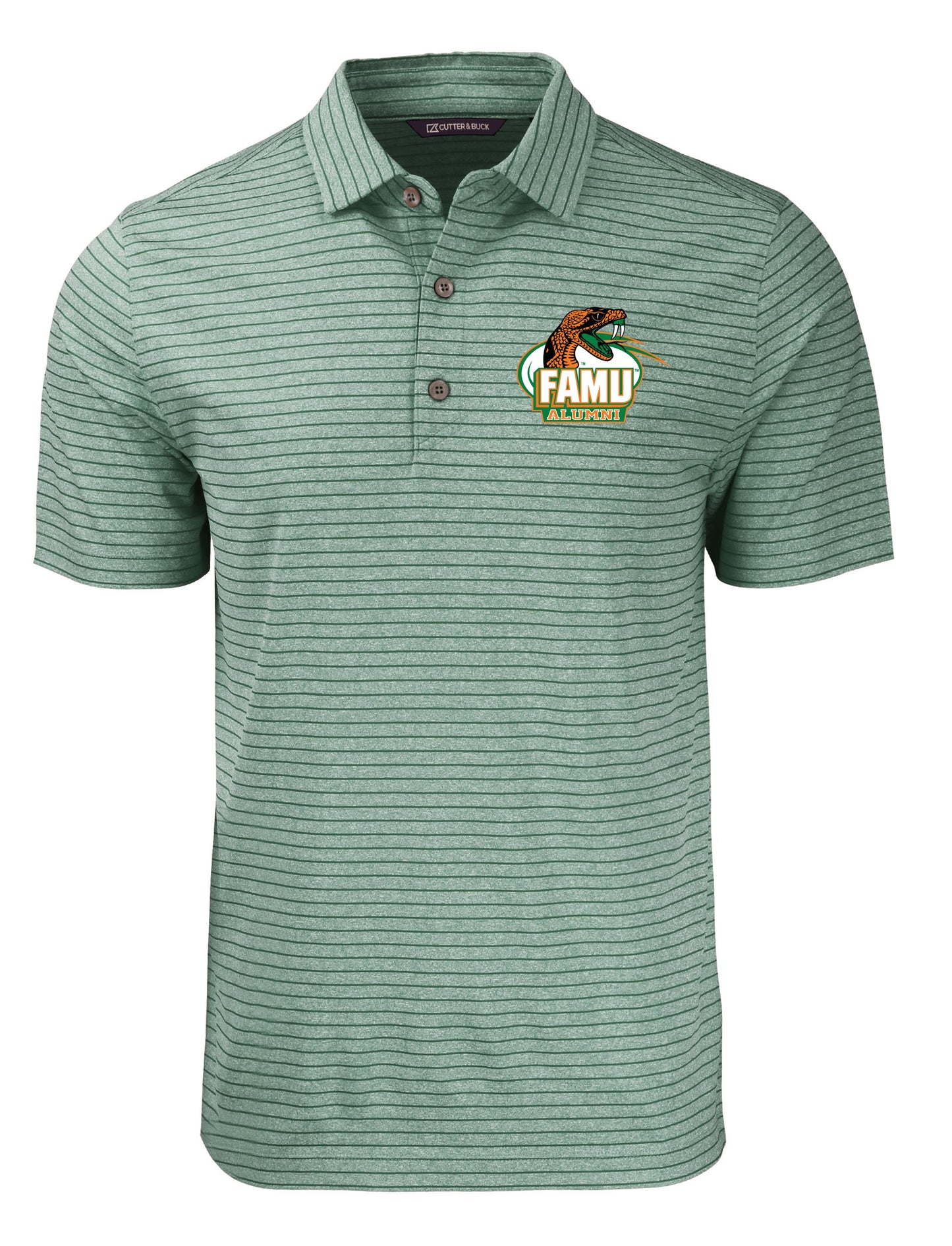 FAMU Cutter & Buck Premium Forge Golf Polo (PSA FAMU Alumni Logo)