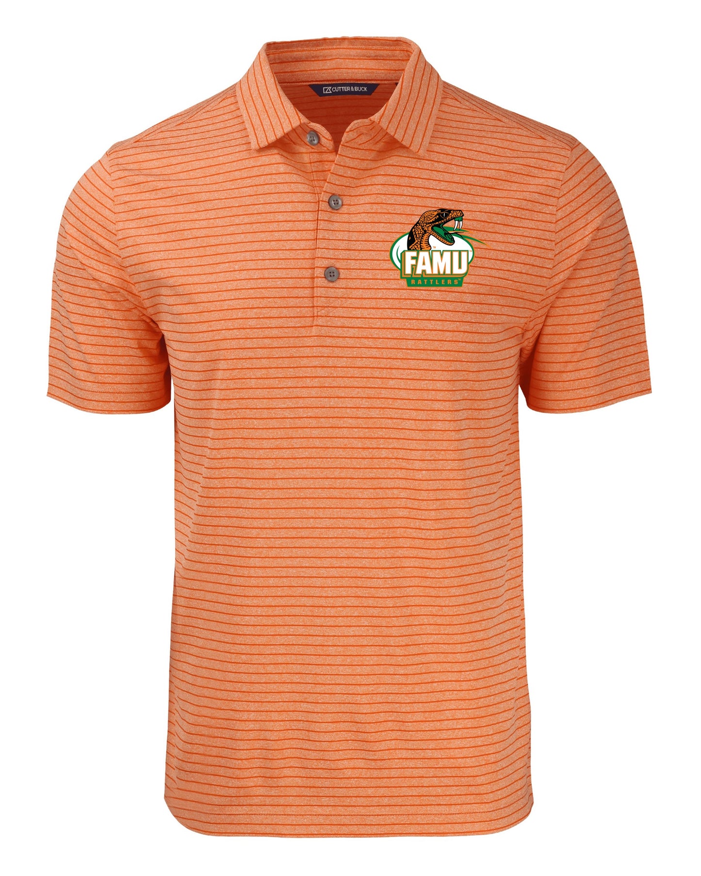 FAMU Cutter & Buck Premium Forge Golf Polo (PSA FAMU Rattlers Logo)