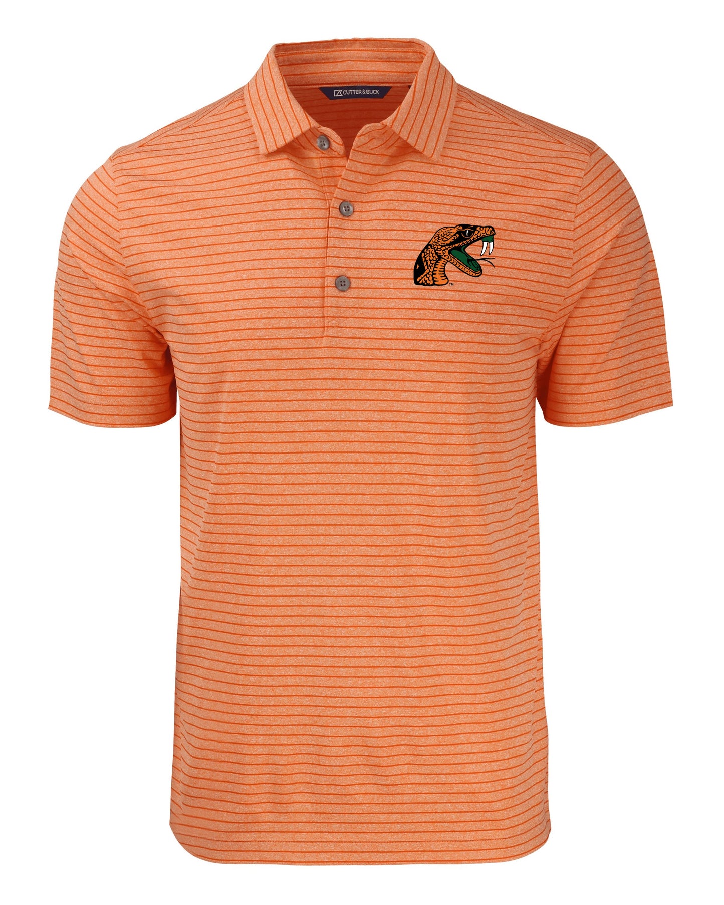 FAMU Cutter & Buck Premium Forge Golf Polo (FAMU Rattler Logo)