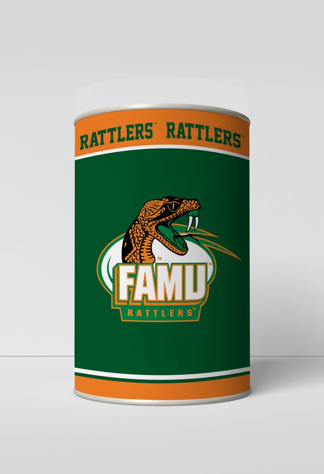FAMU Rattlers 15 Inch Waste Basket (Bulk)