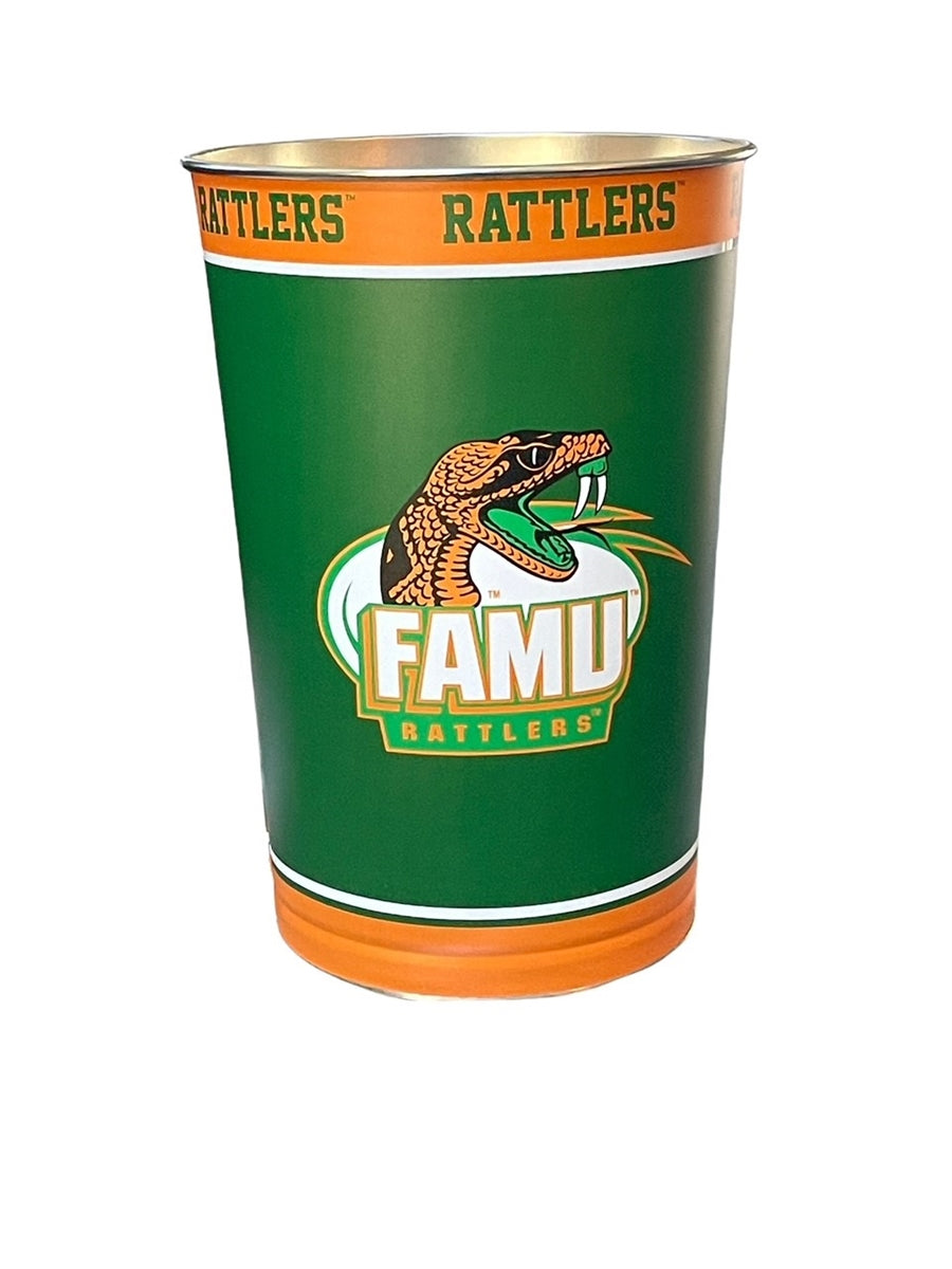Famu Instrument Box FAMU Rattlers 15 Inch Waste Basket – FAMUAlumniStore.com