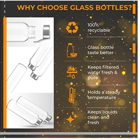 FAMU Alumni 18 Oz Clear Glass Water Bottle
