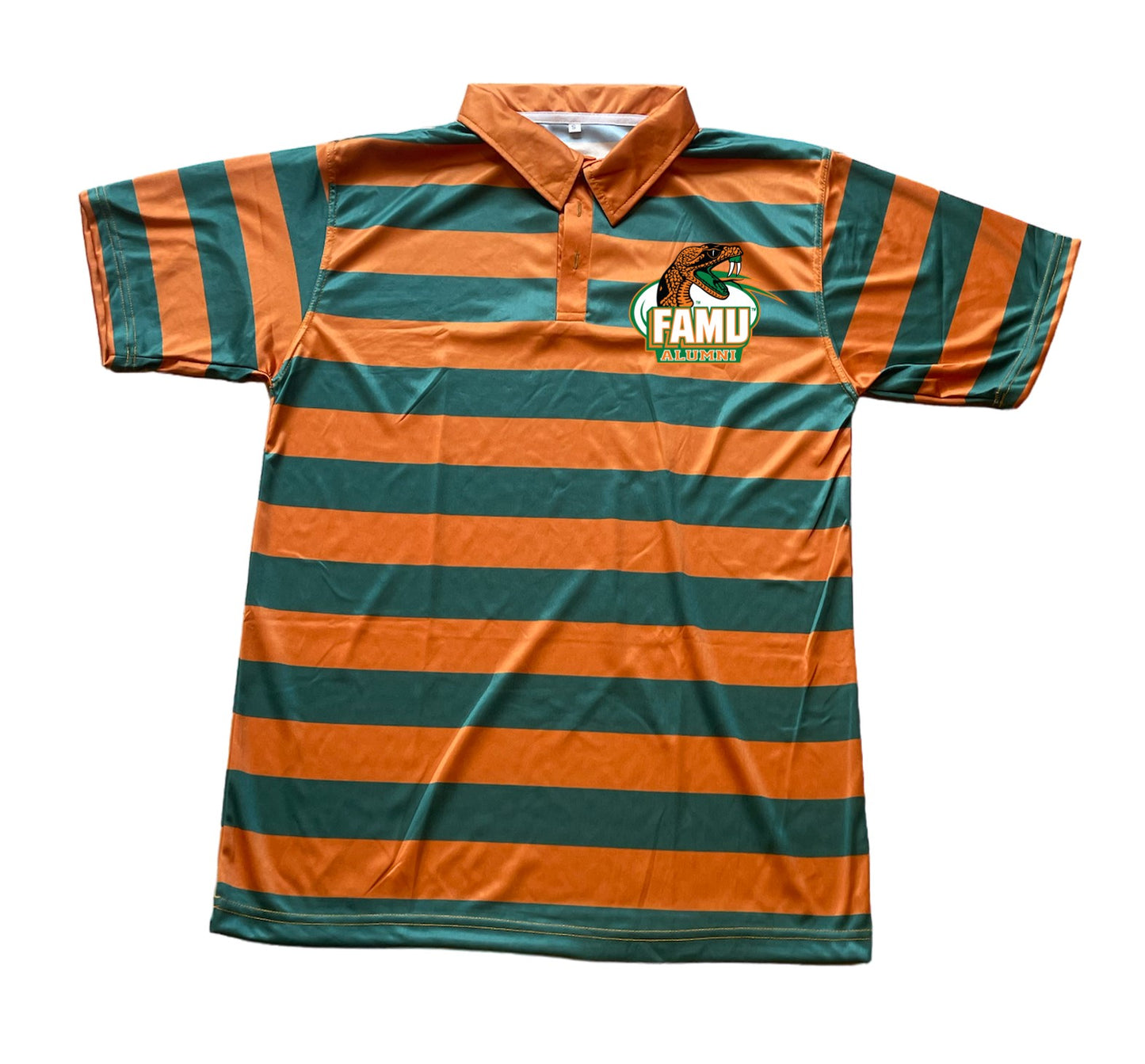 FAMU Alumni Pinnacle Striped Polo