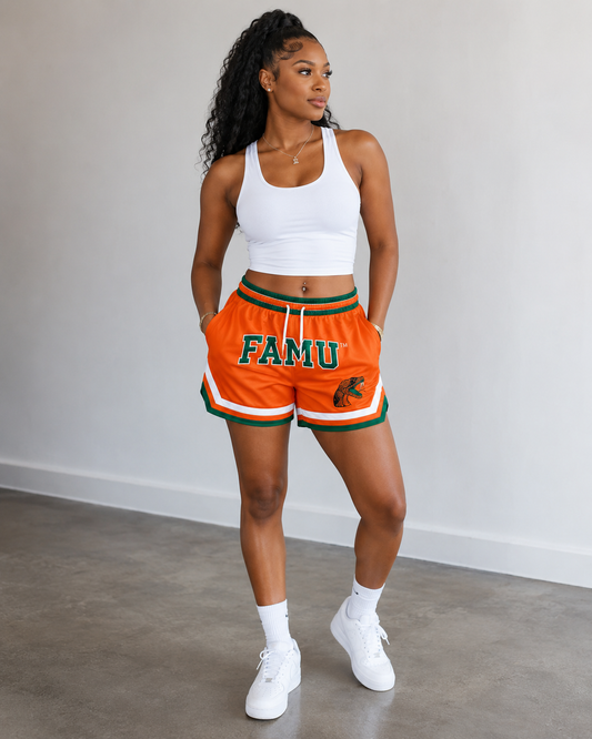 FAMU PERFORMANCE UNISEX SHORTS (V. Amari Collection Pre-Order)
