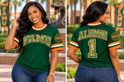 FAMU Camo Print Alumni Performance Top (Unisex)