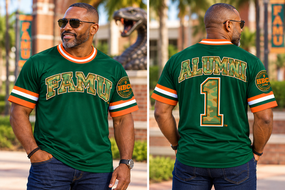FAMU Camo Print Alumni Performance Top (Unisex)