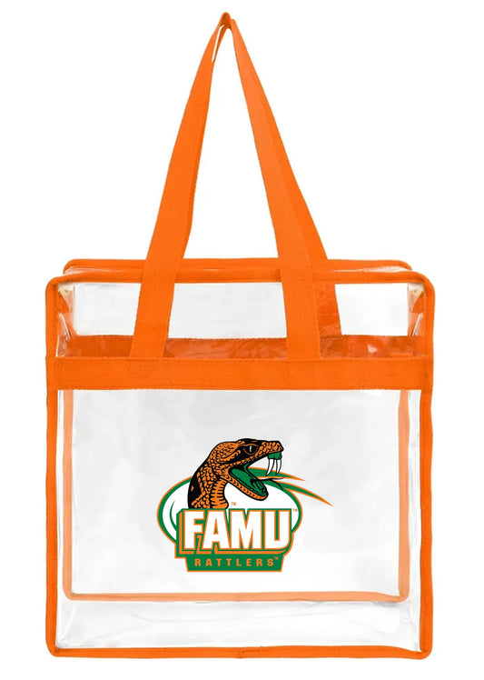 FAMU Stadium Approved Clear Plastic Tote