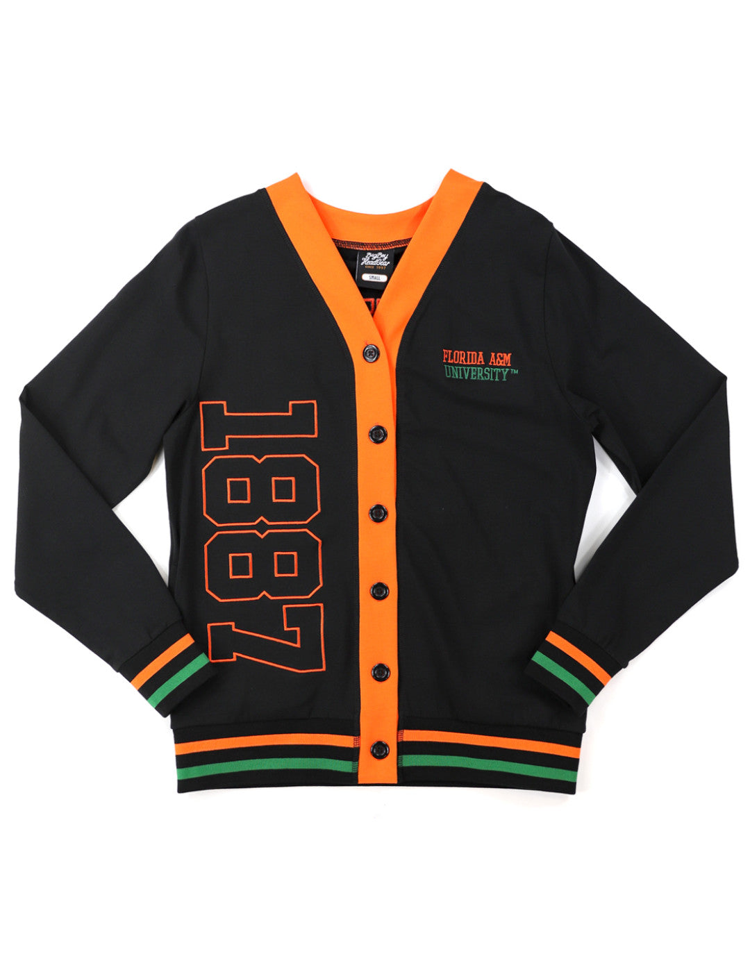 FLORIDA A&M WOMEN'S CARDIGAN (BLACK)