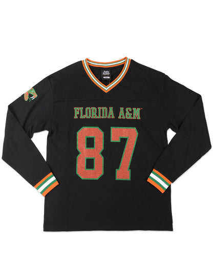 FLORIDA A&M LONG SLEEVE JERSEY TEE