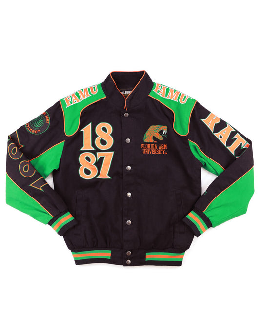 Florida A&M Racing Jacket - Quick Ship