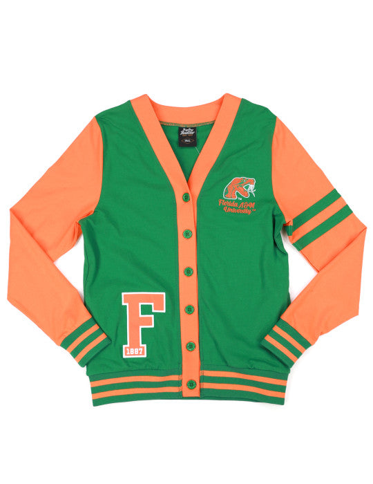 FLORIDA A&M WOMEN'S CARDIGAN - Quick Ship