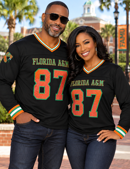 FLORIDA A&M LONG SLEEVE JERSEY TEE
