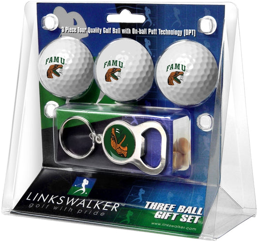 FAMU 3 Ball Gift Pack with Key Chain Bottle Opener
