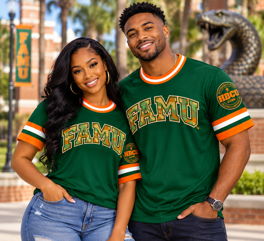 FAMU Camo Print Alumni Performance Top (Unisex)