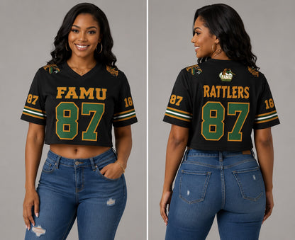 FLORIDA A&M GAMETIME CROPPED FASHION JERSEY