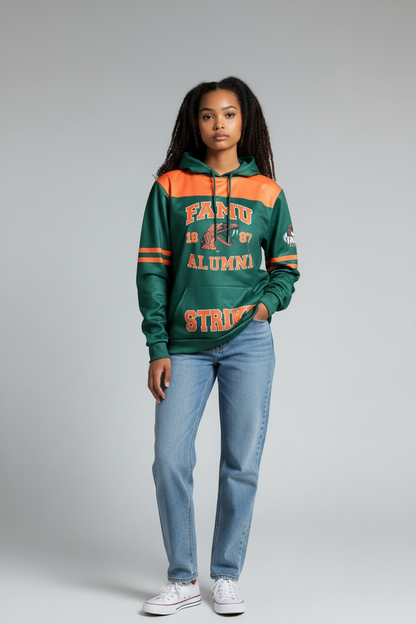 FLORIDA A&M UNISEX ALUMNI STRIKE HOODIE